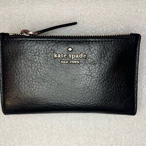 Kate Spade New York Morgan Small Slim Bifold Wallet (Black)